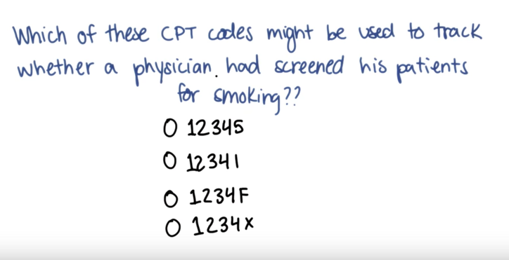 Quiz 5: CPT code
