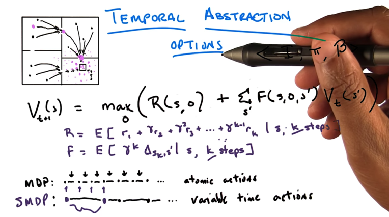 Temporal Abstraction Option Function